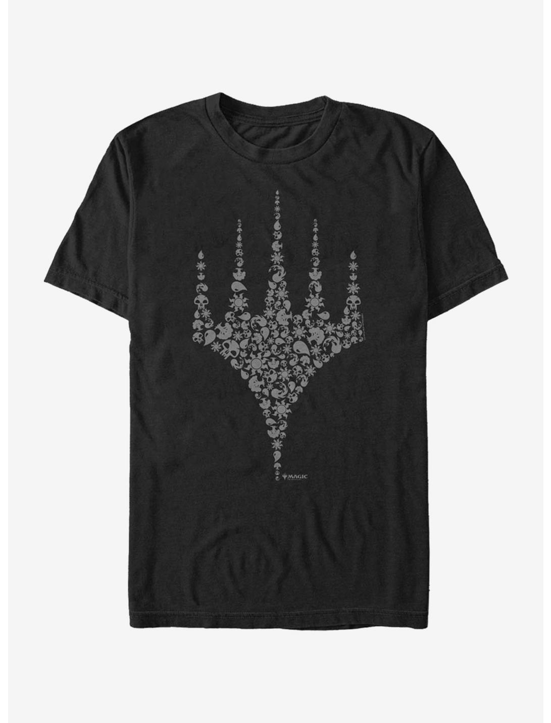 Magic: The Gathering Logo Lots T-Shirt, BLACK, hi-res