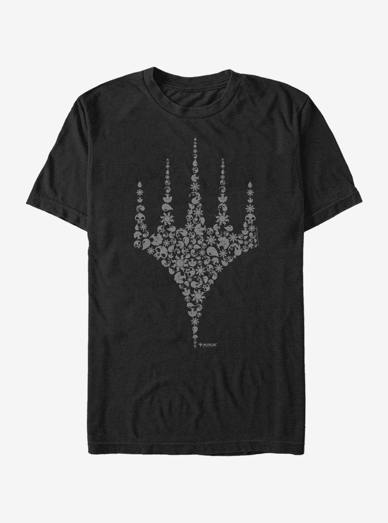 Magic: The Gathering Logo Lots T-Shirt, BLACK, hi-res