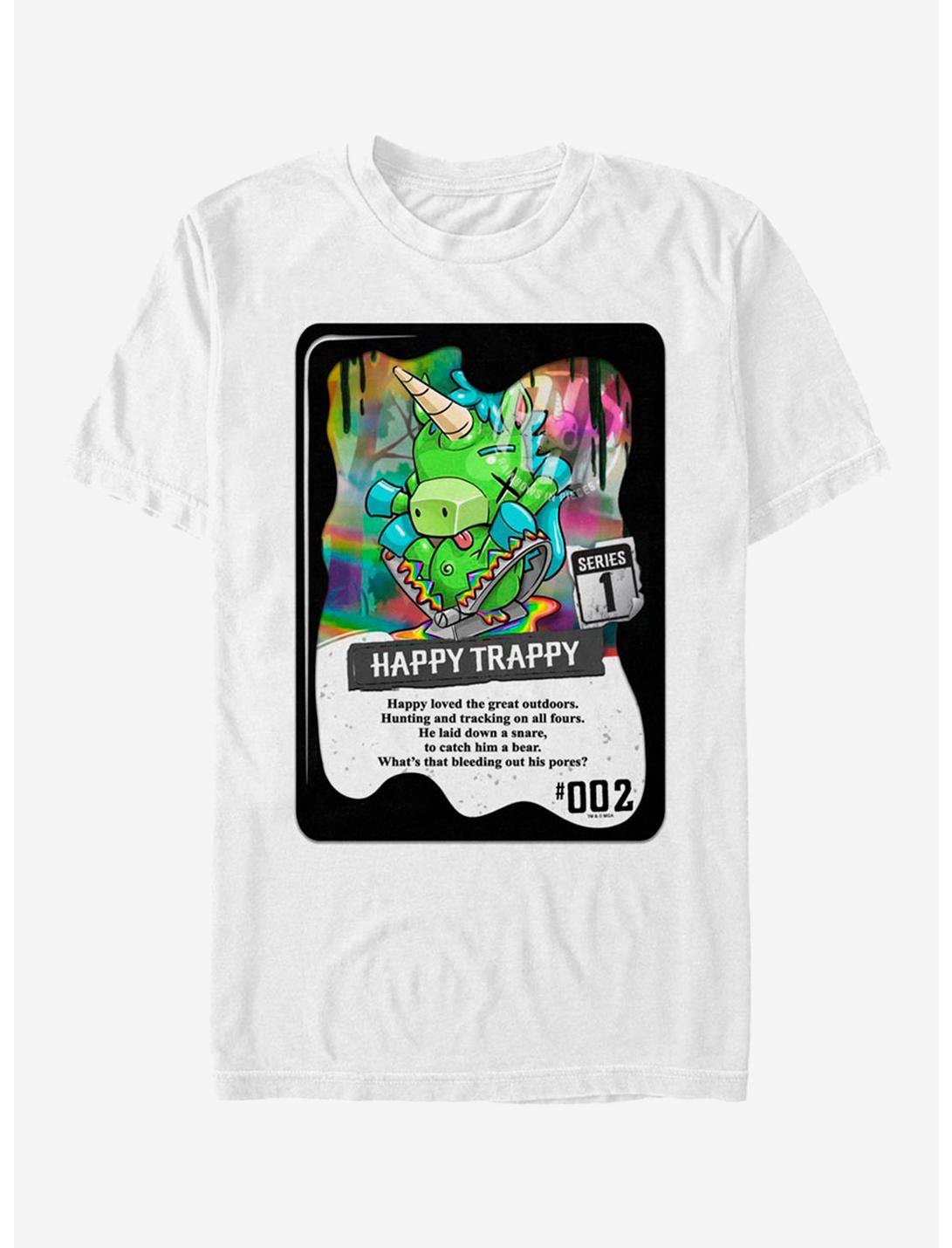 R.I.P Rainbows In Pieces Happy Trappy Trading Card T-Shirt, WHITE, hi-res