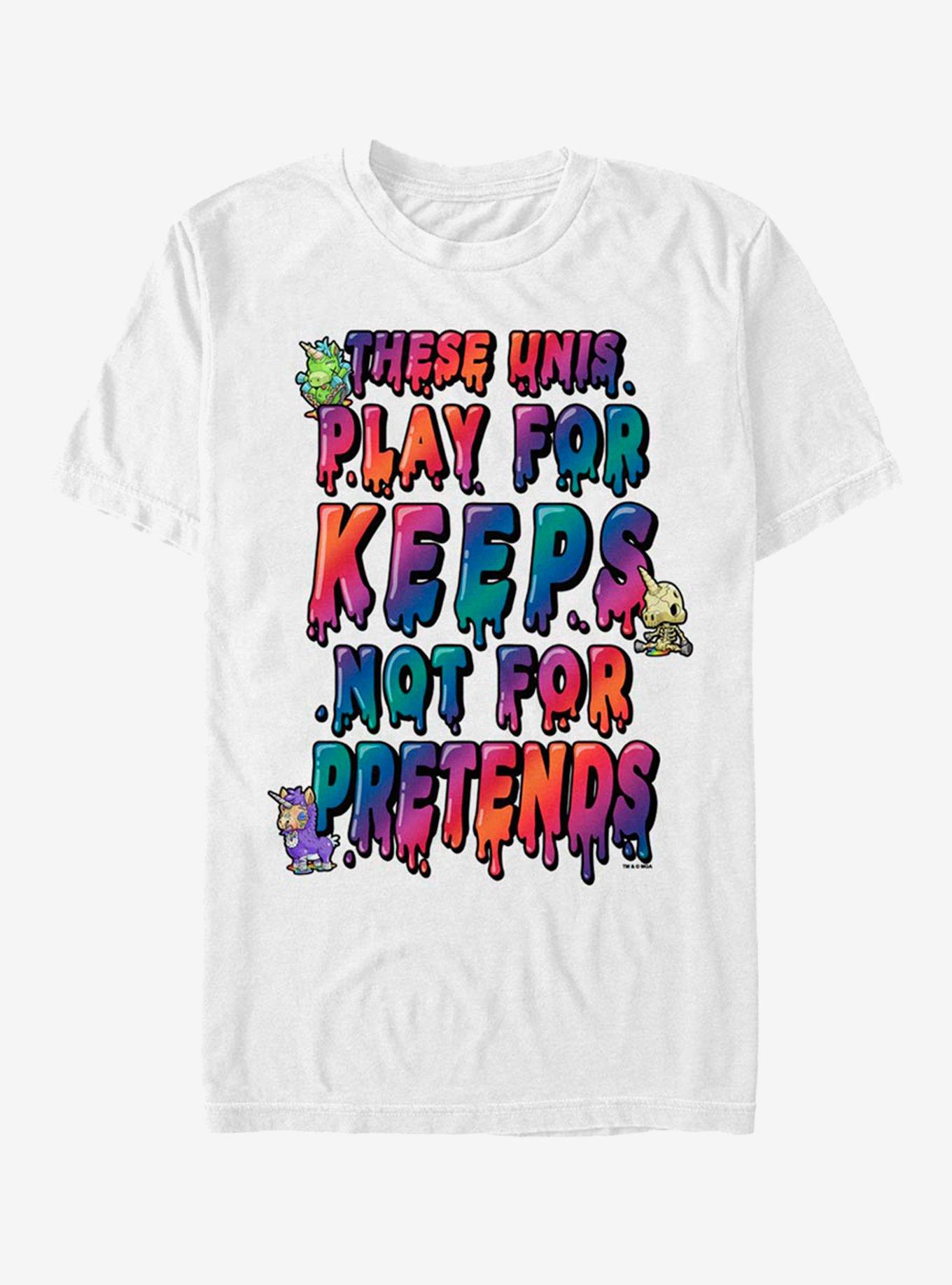 R.I.P Rainbows In Pieces Play For Keeps T-Shirt, WHITE, hi-res
