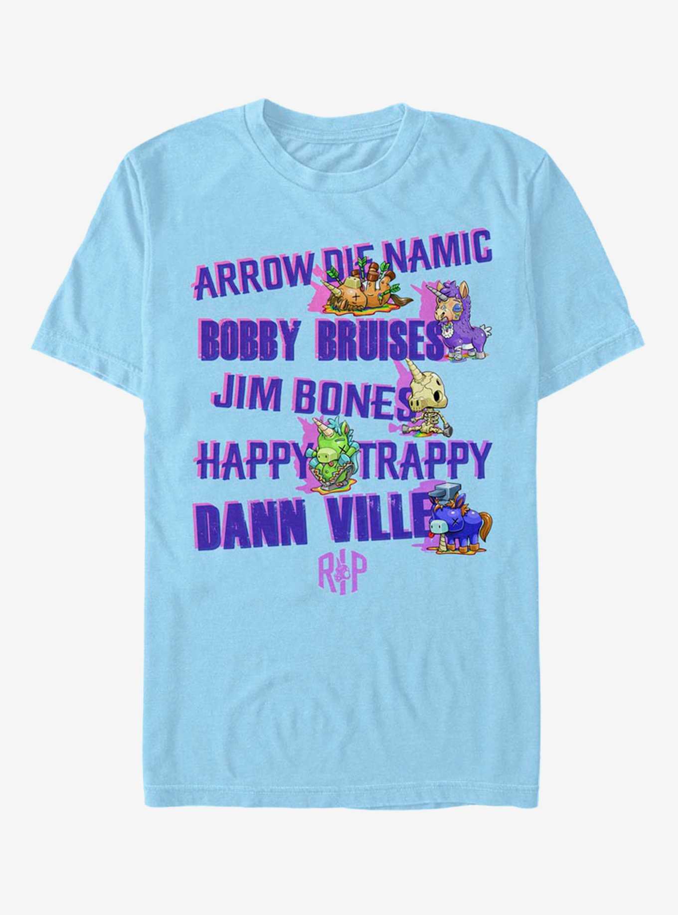 R.I.P Rainbows In Pieces Rainbow Characters T-Shirt, , hi-res