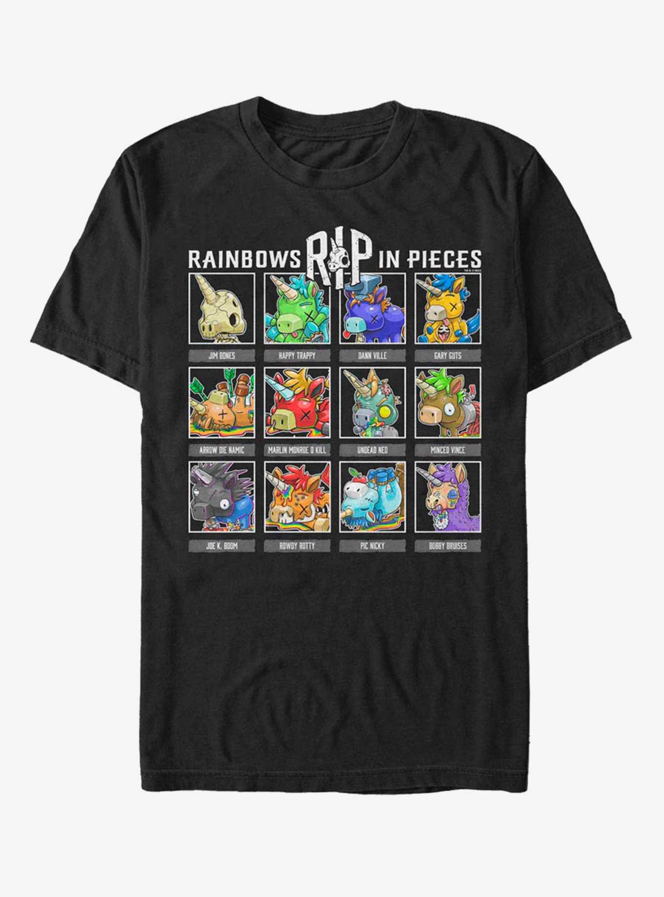 R.I.P Rainbows In Pieces RIP Characters Box Up T-Shirt, , hi-res