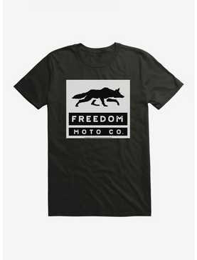 Freedom Moto Co. Black And White Logo T-Shirt, , hi-res