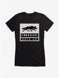 Freedom Moto Co. Black And White Logo Girls T-Shirt, , hi-res