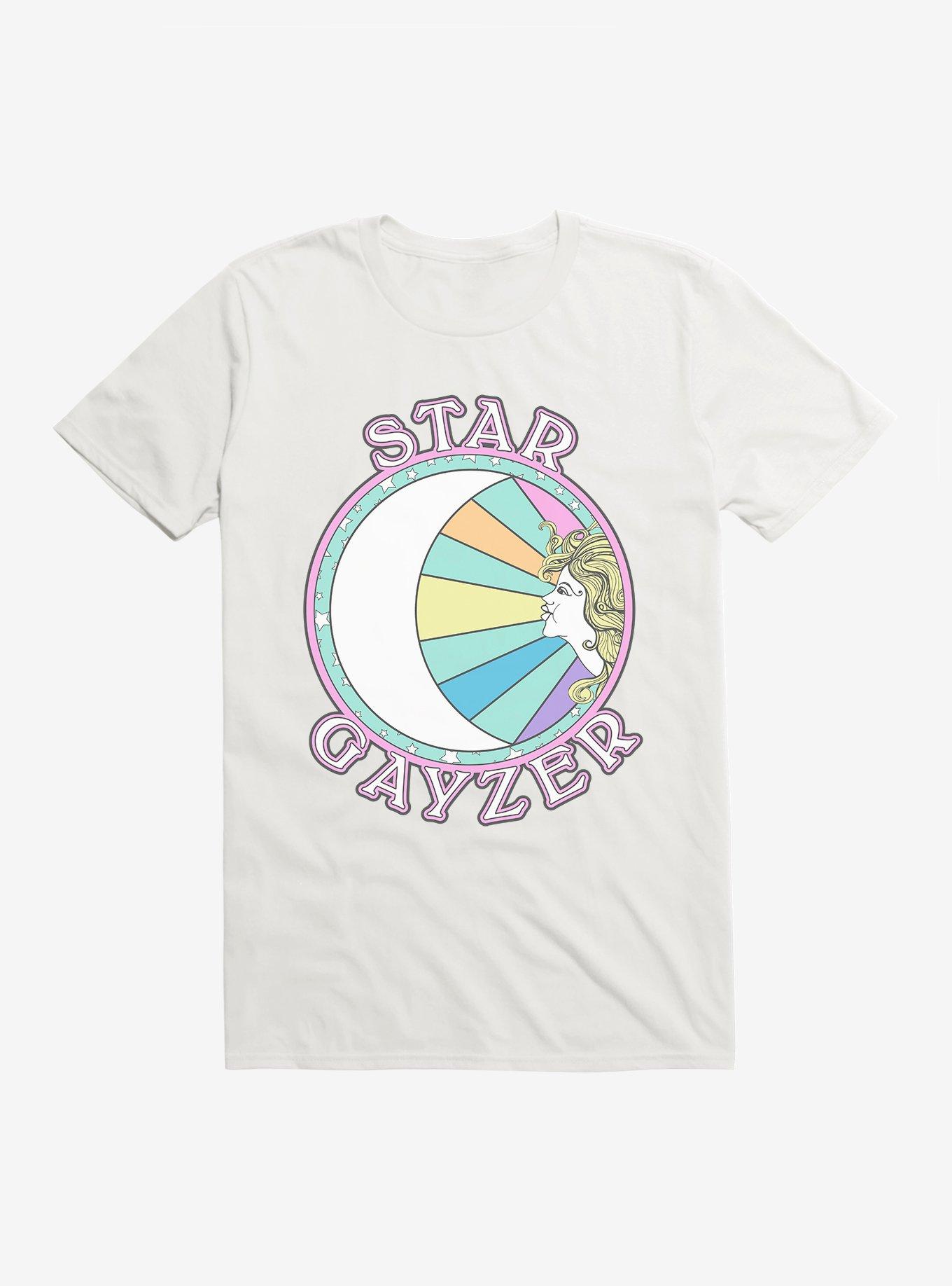 Hot Topic Pride Star Gayser T-Shirt, WHITE, hi-res