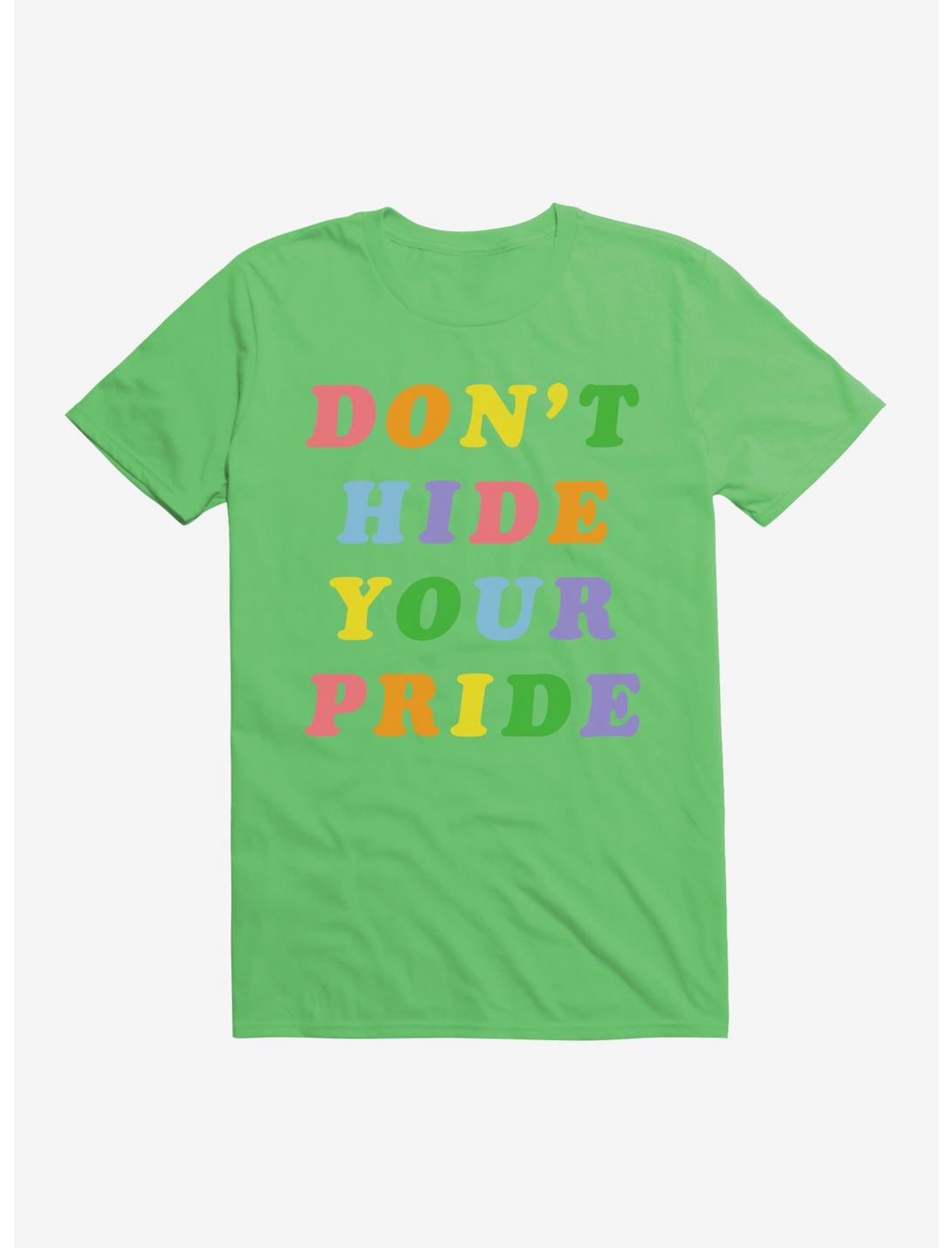 Don't Hide Pride T-Shirt, KELLY GREEN, hi-res
