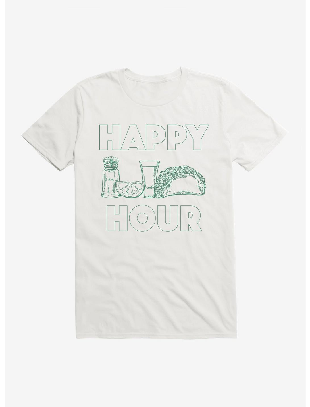 Cinco De Mayo Best Happy Hour Ever T-Shirt, WHITE, hi-res
