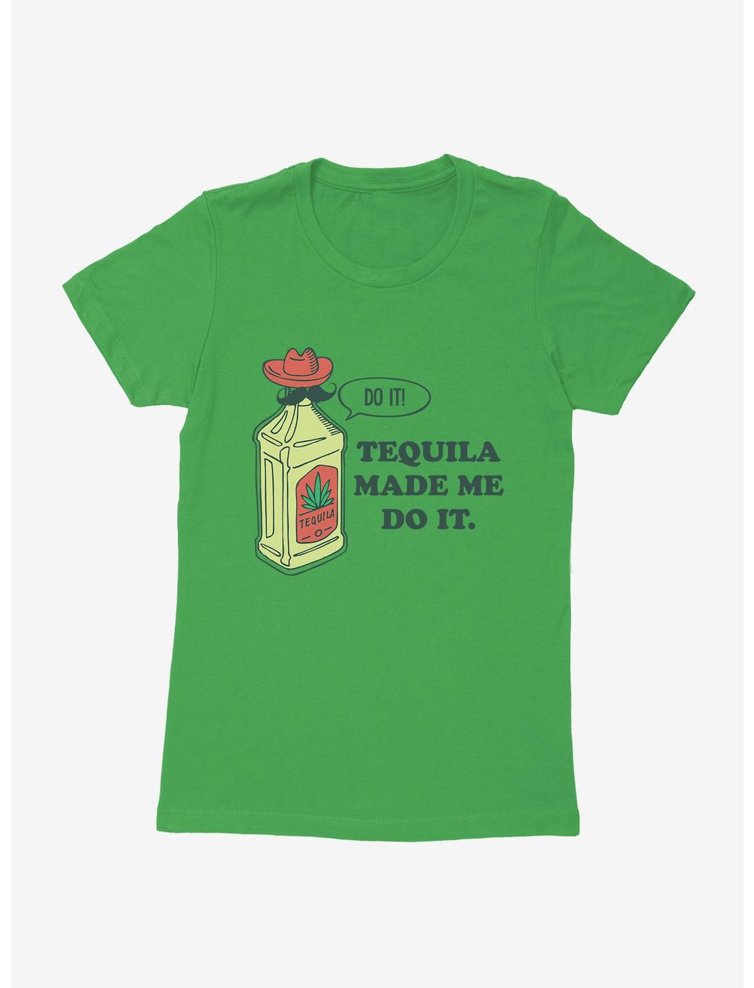 Cinco De Mayo Tequila Bad Influence Womens T-Shirt, KELLY GREEN, hi-res