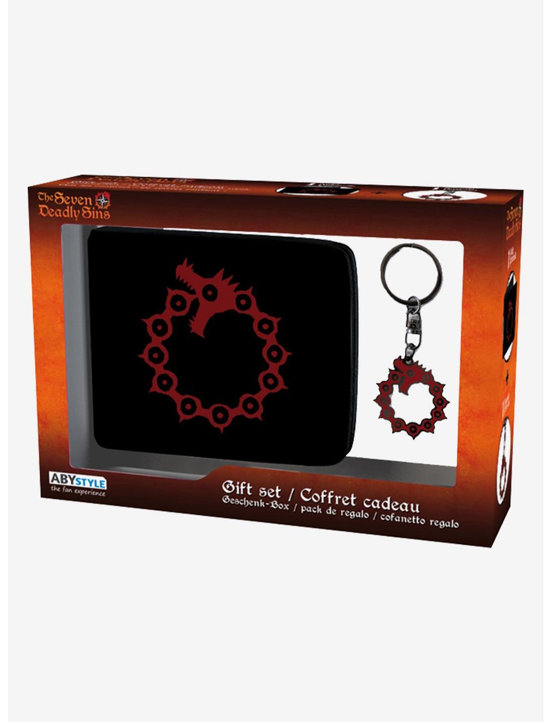 THE SEVEN DEADLY SINS Wallet and Keychain Gift Set 