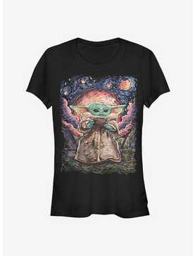 Star Wars The Mandalorian The Child Starry Night Girls T-Shirt, , hi-res