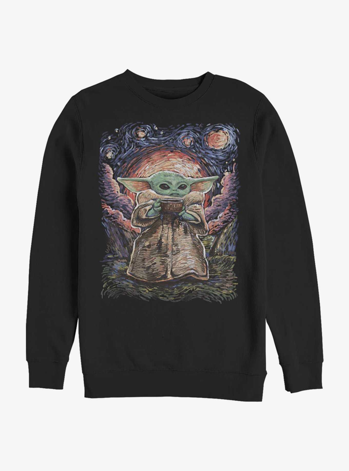 Star Wars The Mandalorian The Child Starry Night Sweatshirt, , hi-res