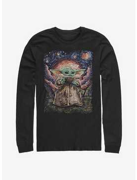 Star Wars The Mandalorian The Child Starry Night Long-Sleeve T-Shirt, , hi-res