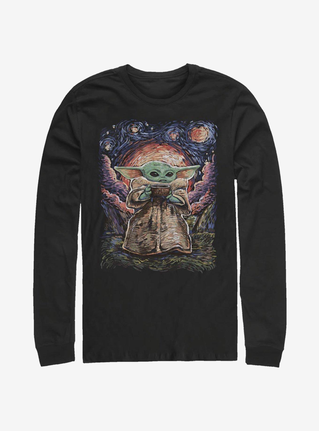 Star Wars The Mandalorian The Child Starry Night Long-Sleeve T-Shirt, , hi-res