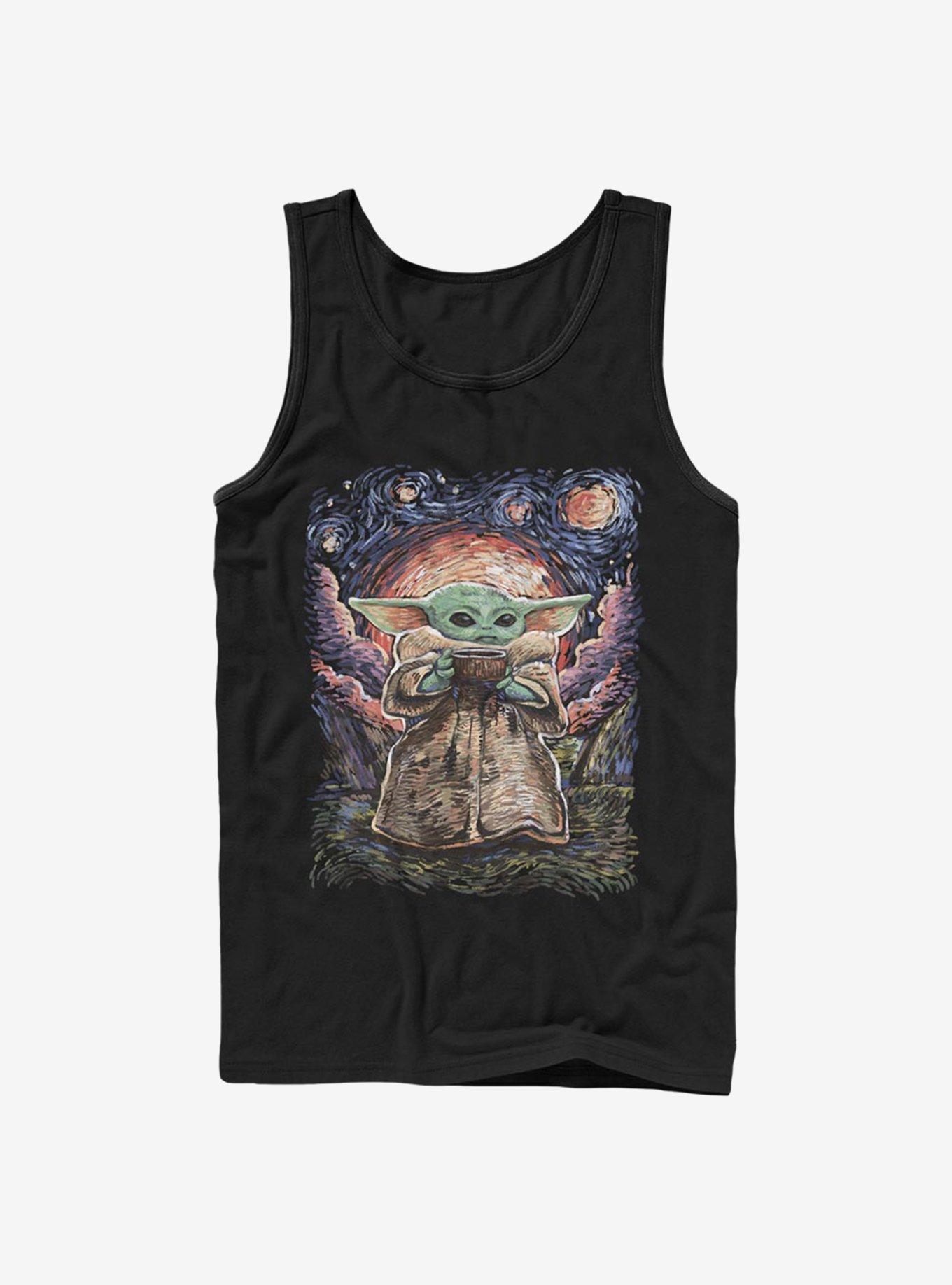 Star Wars The Mandalorian The Child Starry Night Tank Top