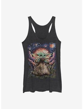 Plus Size Star Wars The Mandalorian The Child Starry Night Womens Tank Top, , hi-res