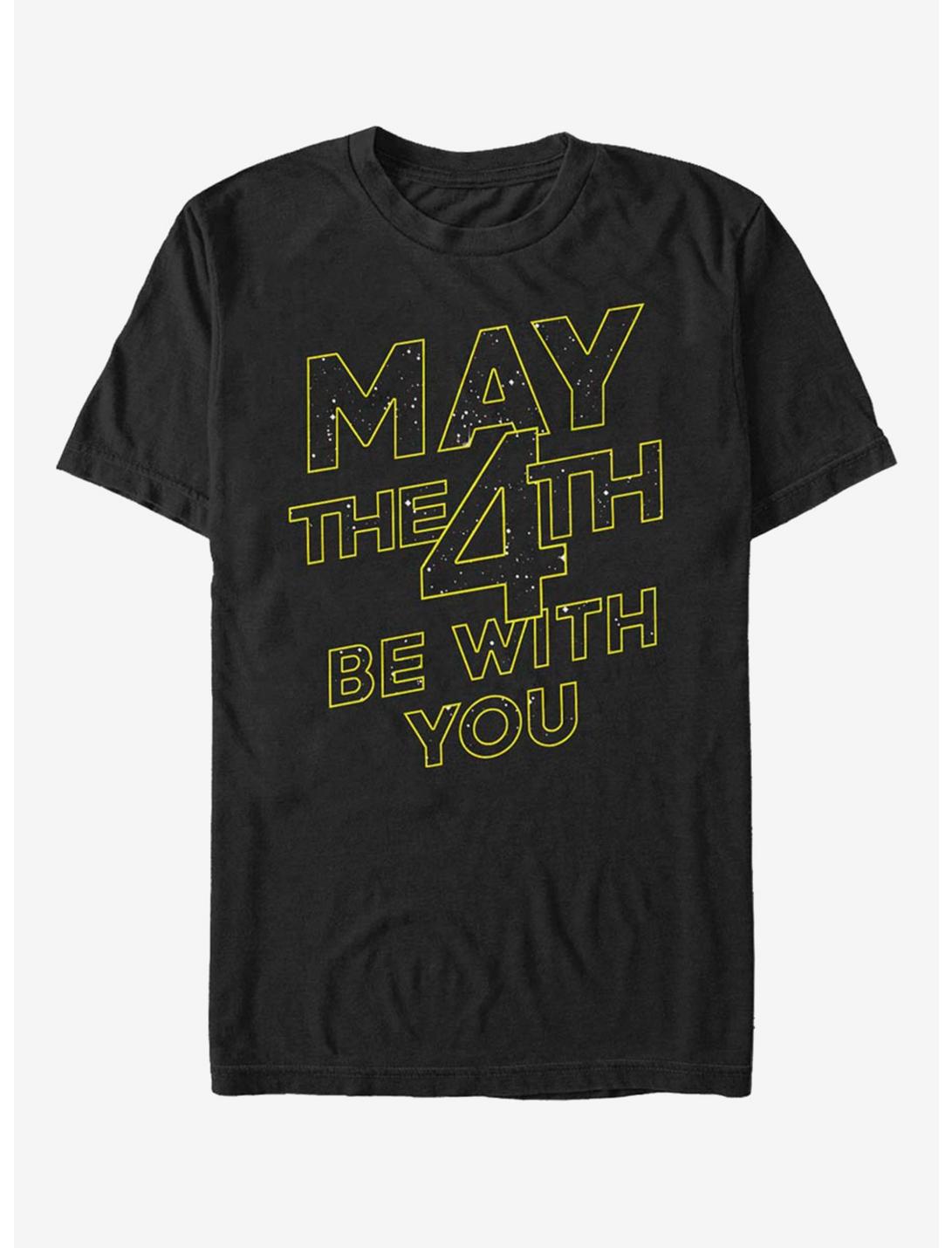 Star Wars May The Fourth Be With You Classic T-Shirt, BLACK, hi-res