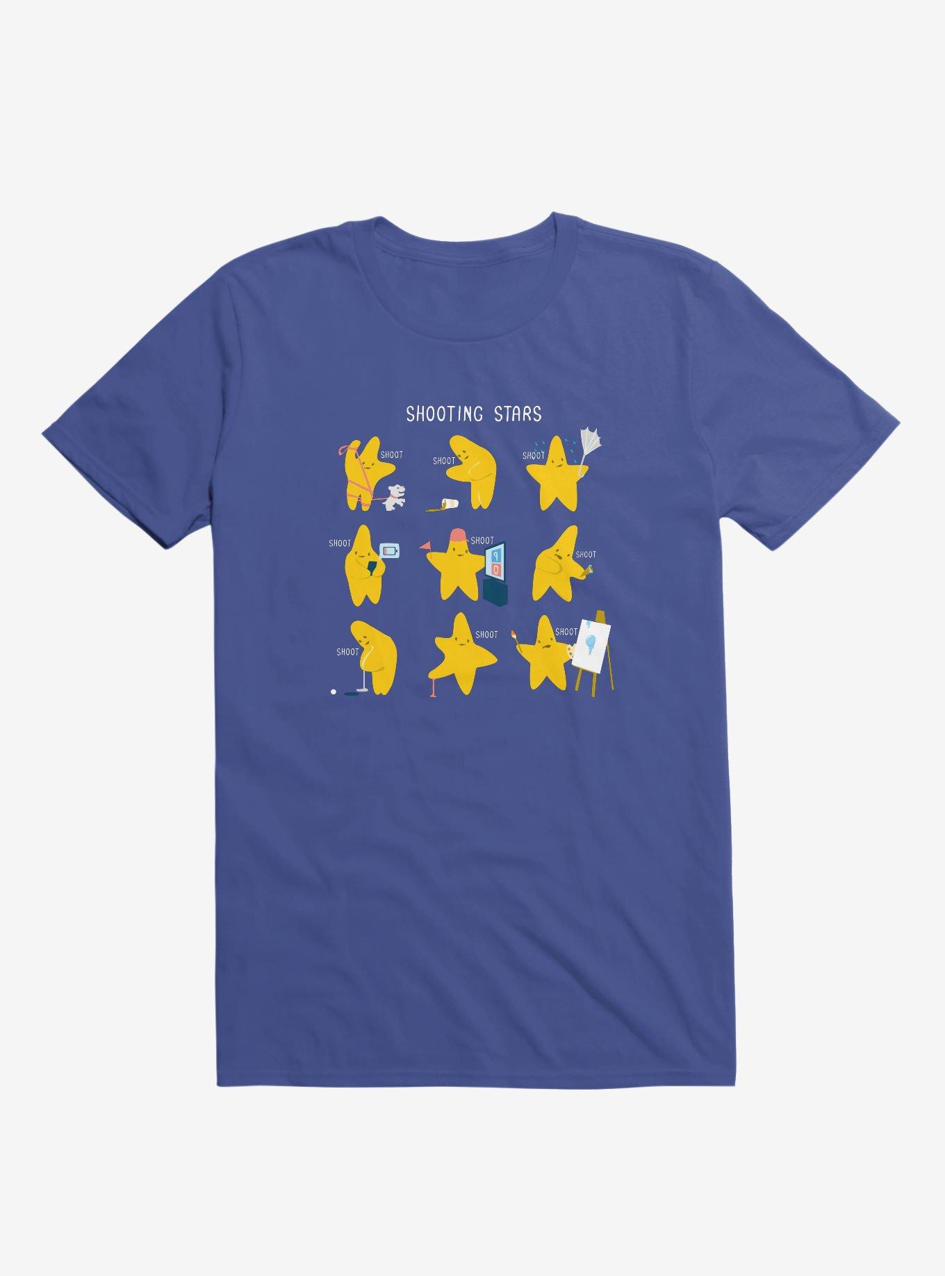 Shooting Stars T-Shirt, ROYAL, hi-res