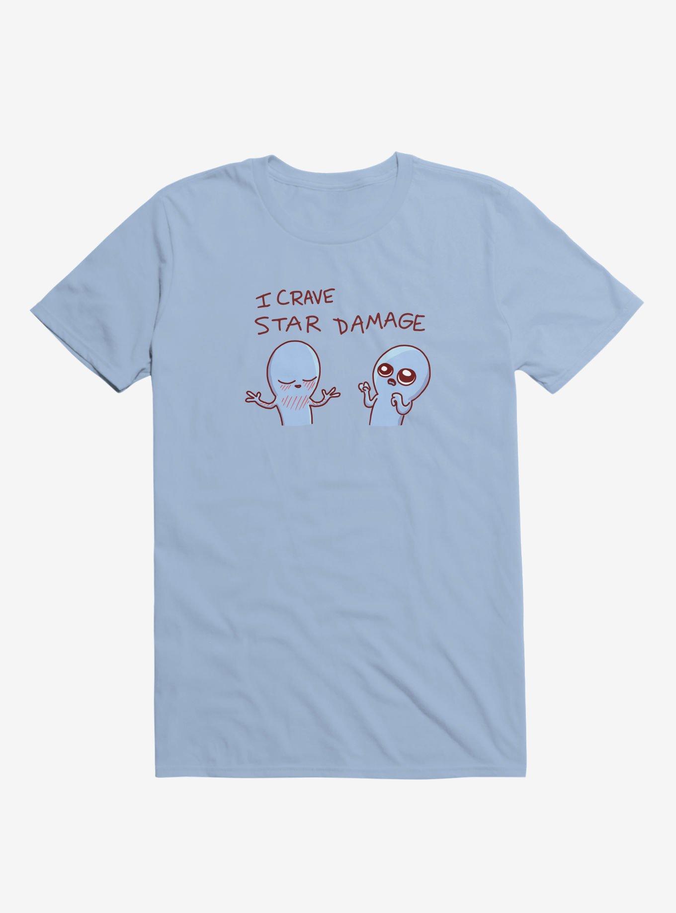 Strange Planet I Crave Star Damage T-Shirt, LIGHT BLUE, hi-res