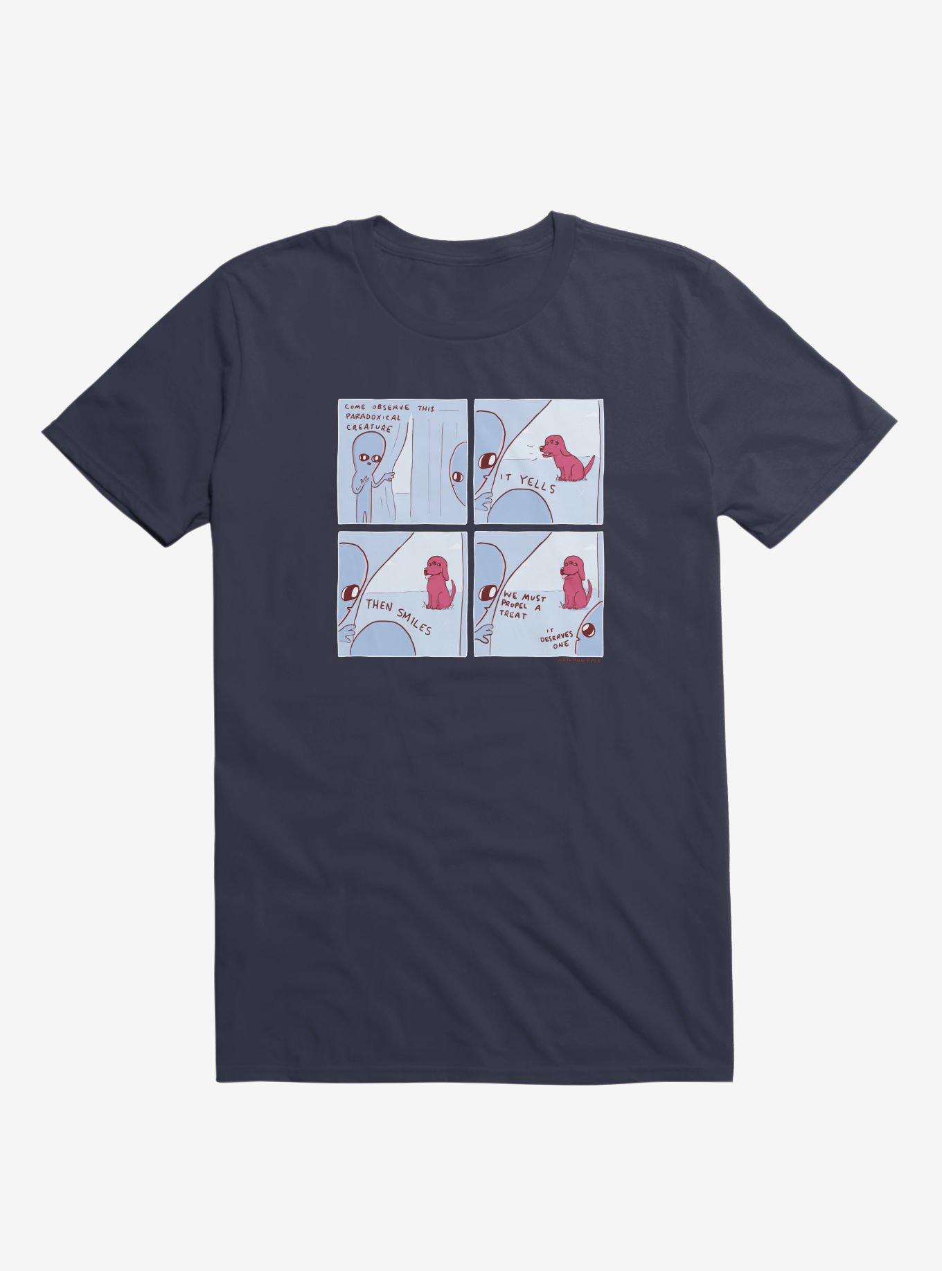 Strange Planet Paradoxical T-Shirt, NAVY, hi-res