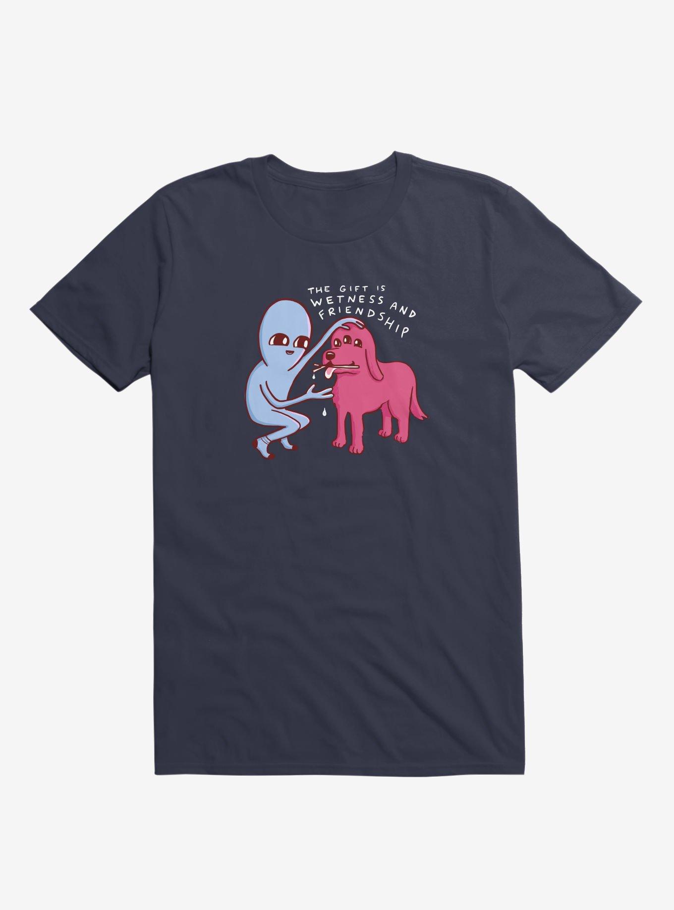 Strange Planet Wetness And Friendship T-Shirt, NAVY, hi-res