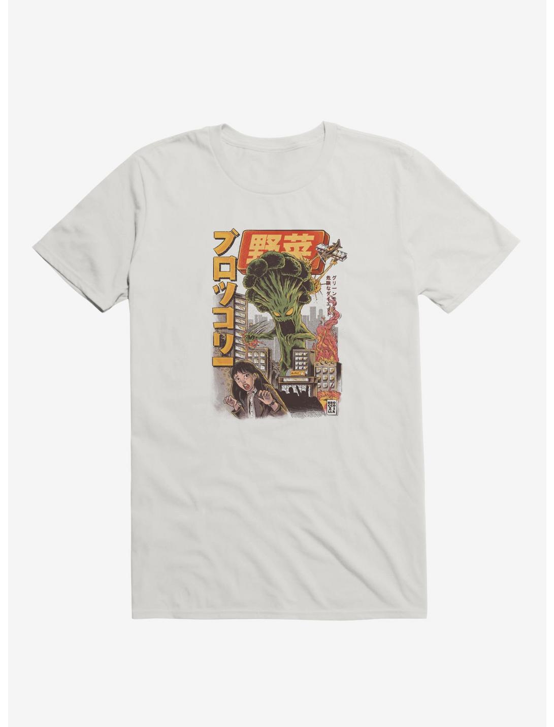 The Broccozilla T-Shirt, WHITE, hi-res