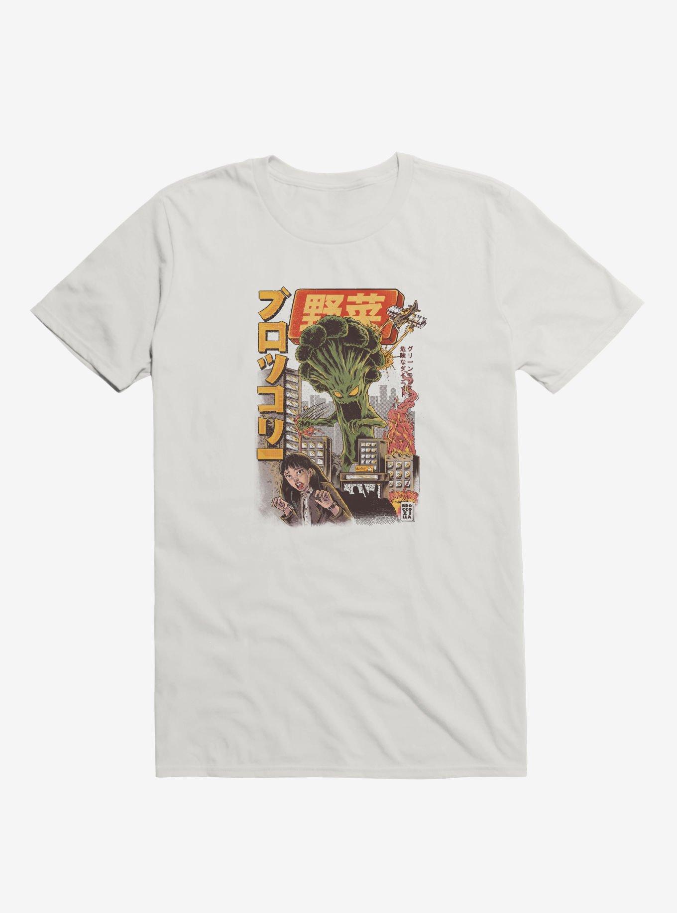 The Broccozilla T-Shirt, WHITE, hi-res