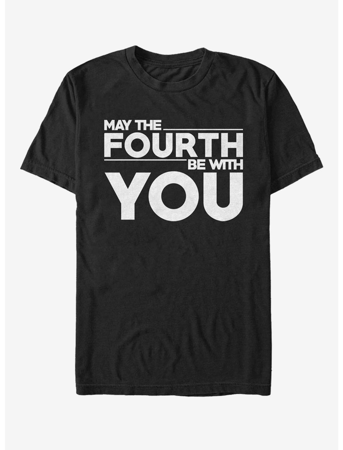 Star Wars May The Fourth Be With You Bold T-Shirt, BLACK, hi-res