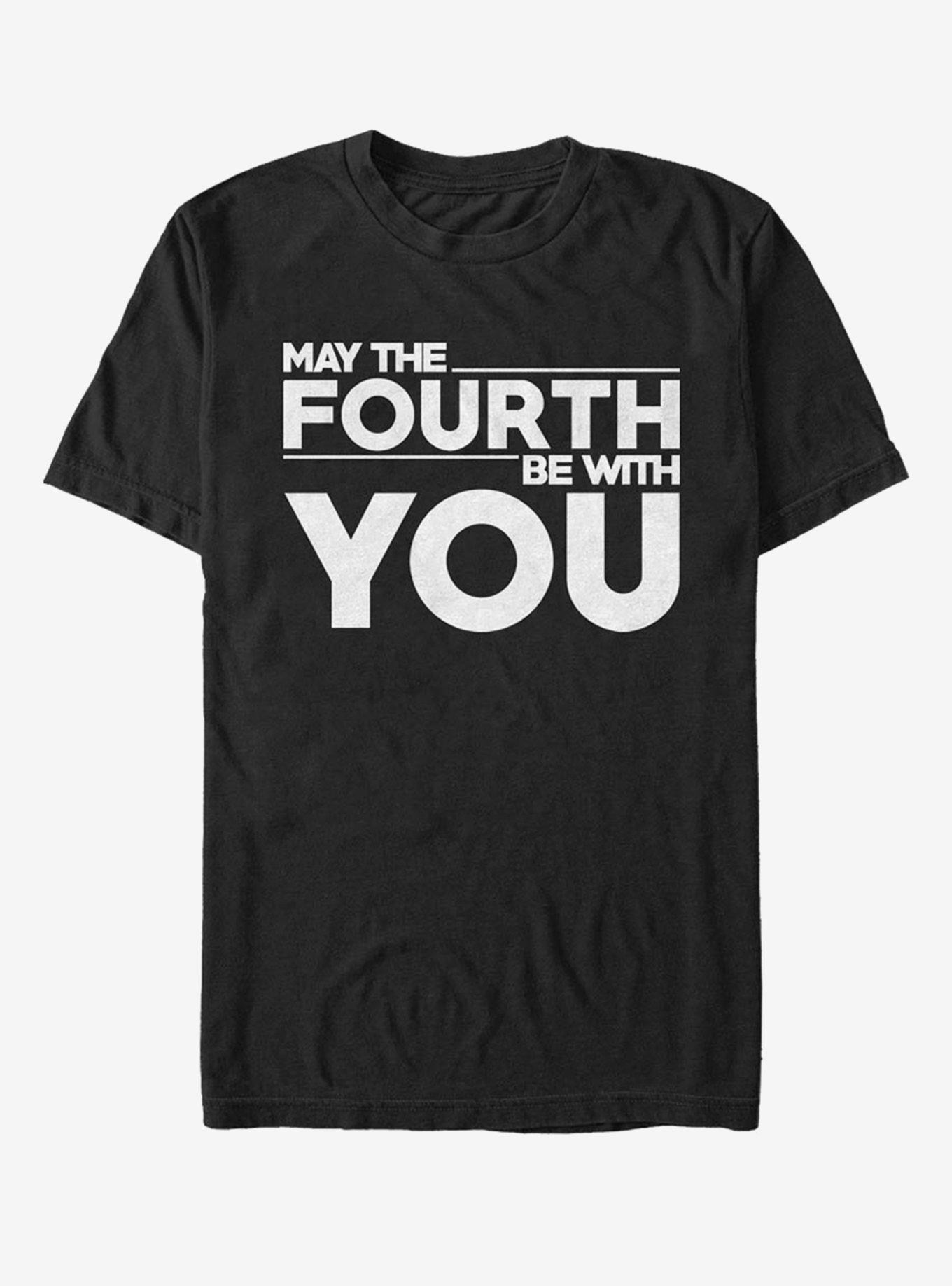 Star Wars May The Fourth Be With You Bold T-Shirt, BLACK, hi-res