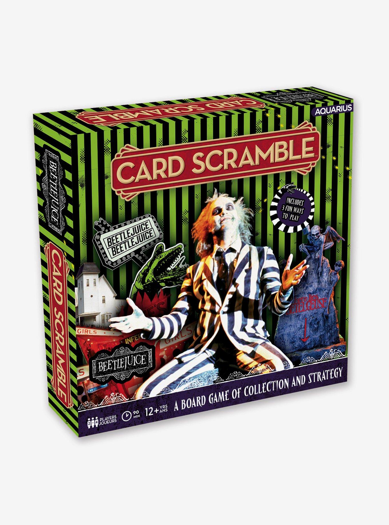 Beetlejuice Card Scramble Board Game, , hi-res