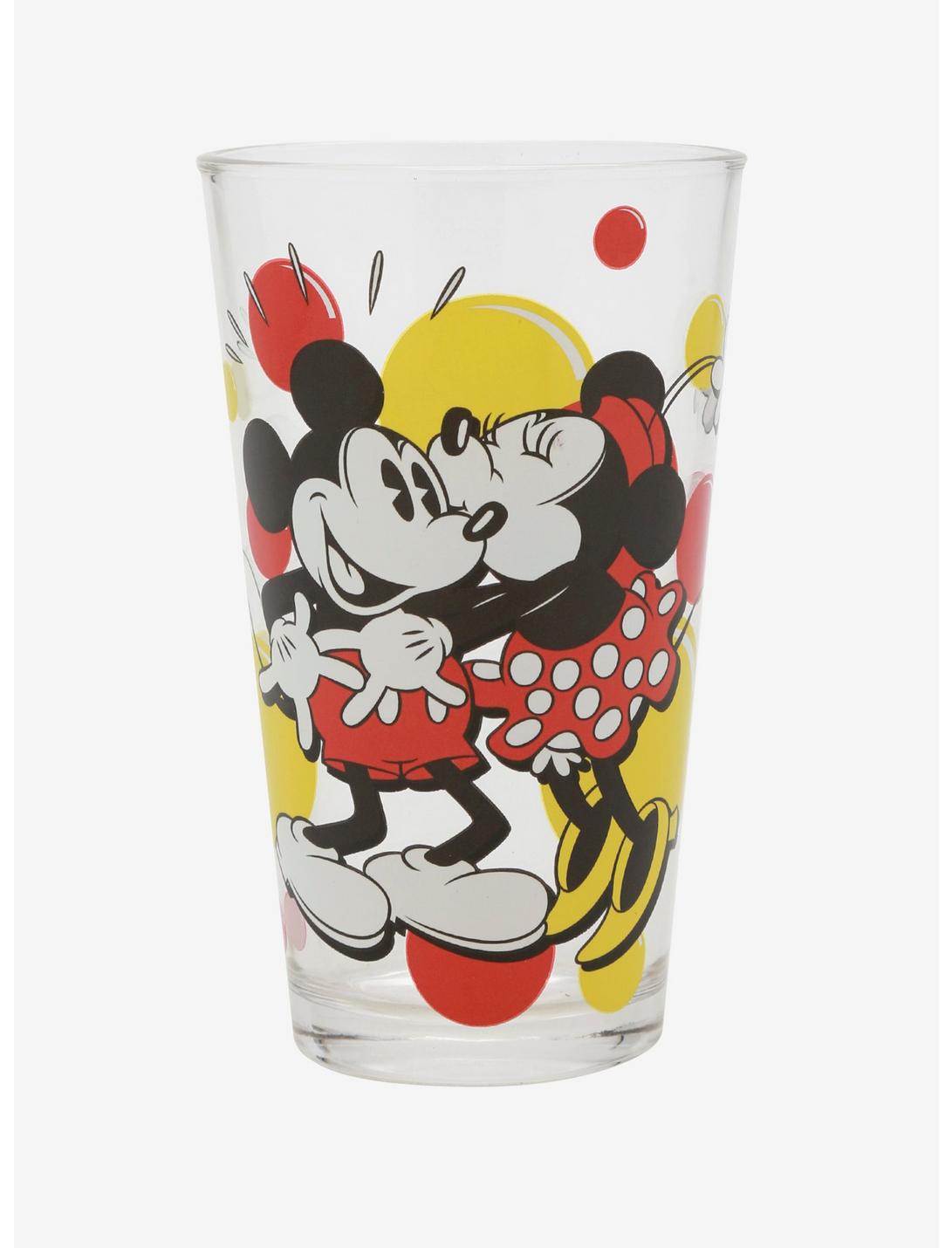 Disney Mickey Mouse & Minnie Mouse Pint Glass, , hi-res