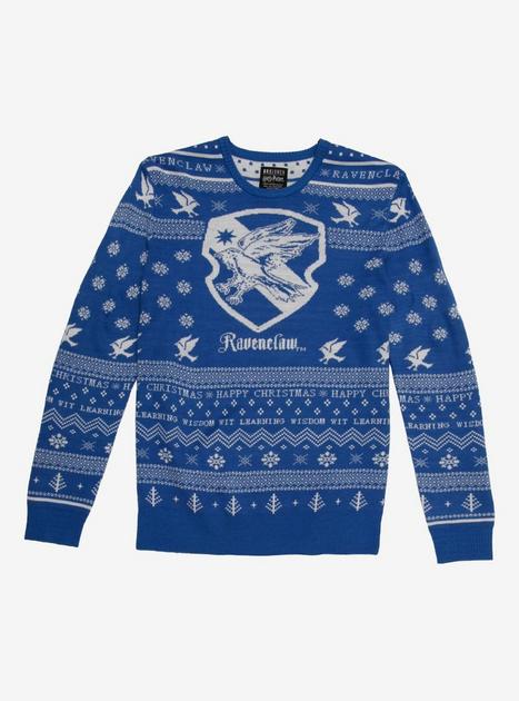 Harry Potter Ravenclaw Crest Holiday Sweater - BoxLunch Exclusive ...