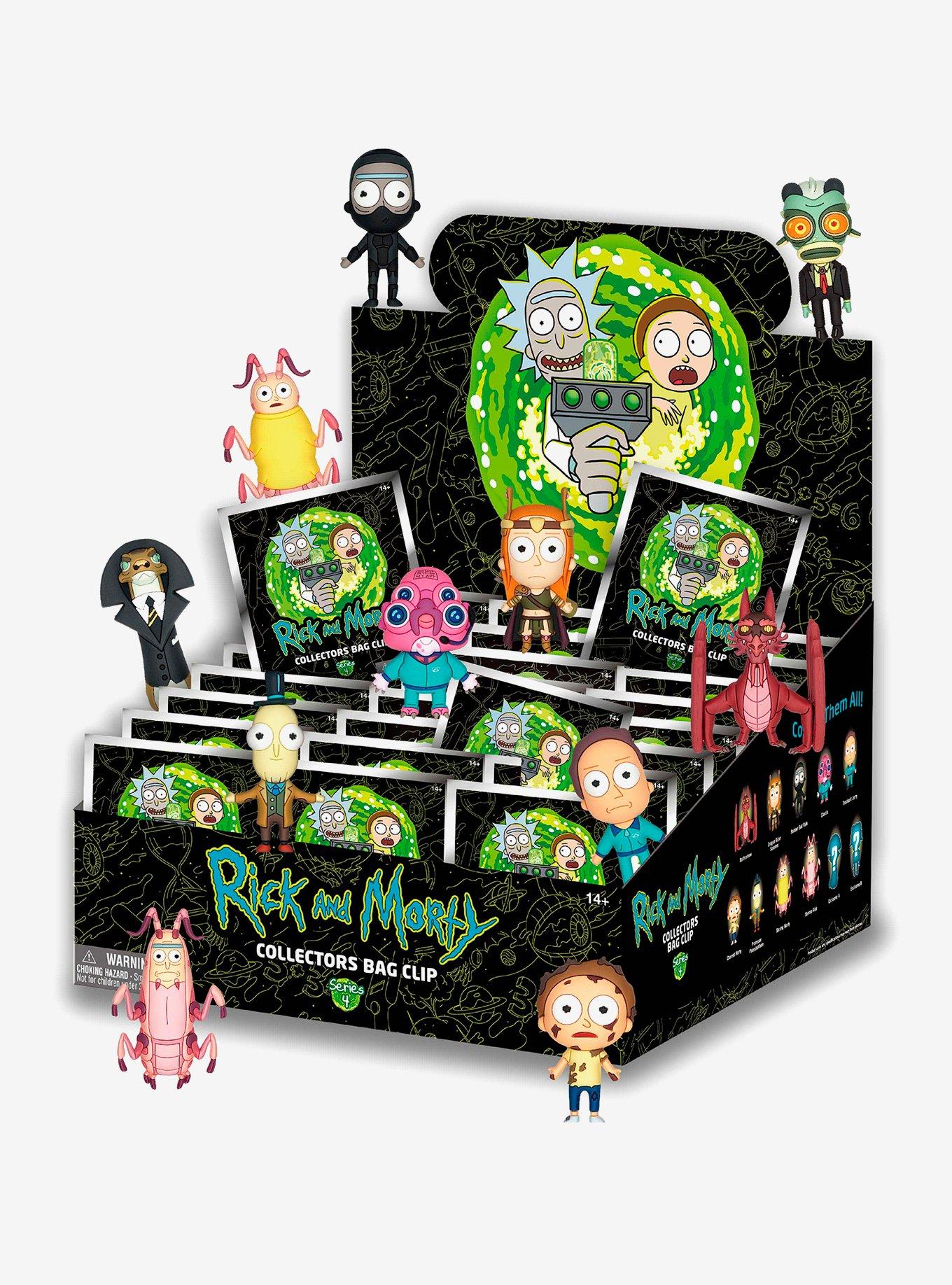 Rick And Morty Figural Bag Clip Blind Bag, , hi-res