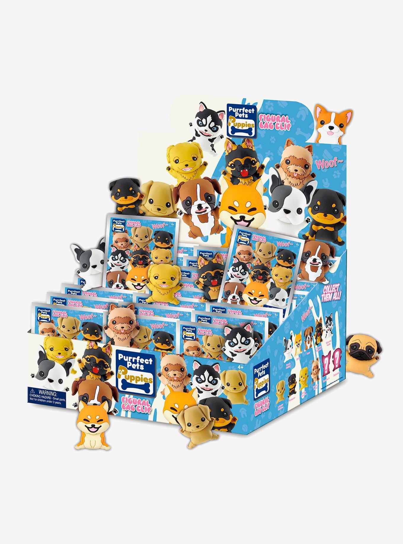 Purrfect Pets Puppies Figural Bag Clip Blind Bag, , hi-res