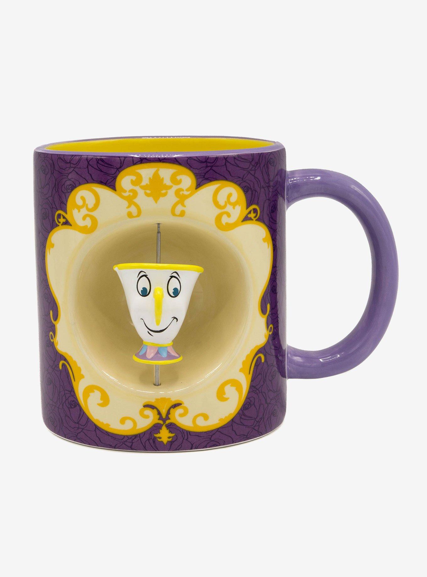 Disney Beauty And The Beast Belle & Chip Spinner Mug, , hi-res