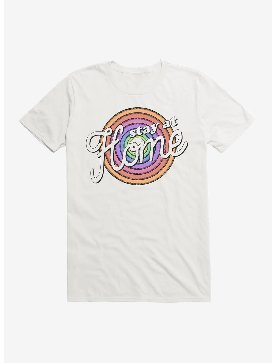 Stay At Home T-Shirt, WHITE, hi-res