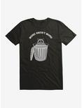 Raccoon Trash Home Sweet Home T-Shirt, BLACK, hi-res