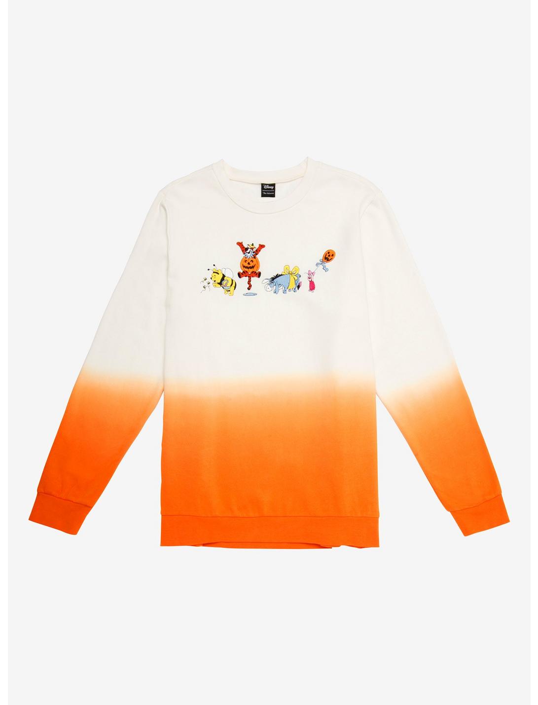 Our Universe Disney Winnie the Pooh Boo Recycled Dip-Dye Crewneck - BoxLunch Exclusive, YELLOW, hi-res