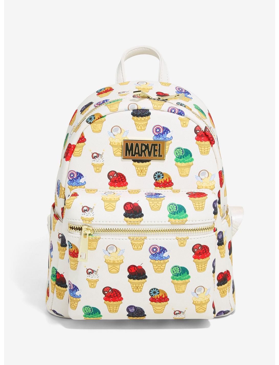 Marvel Eat the Universe Ice Cream Cones Mini Backpack - BoxLunch Exclusive, , hi-res
