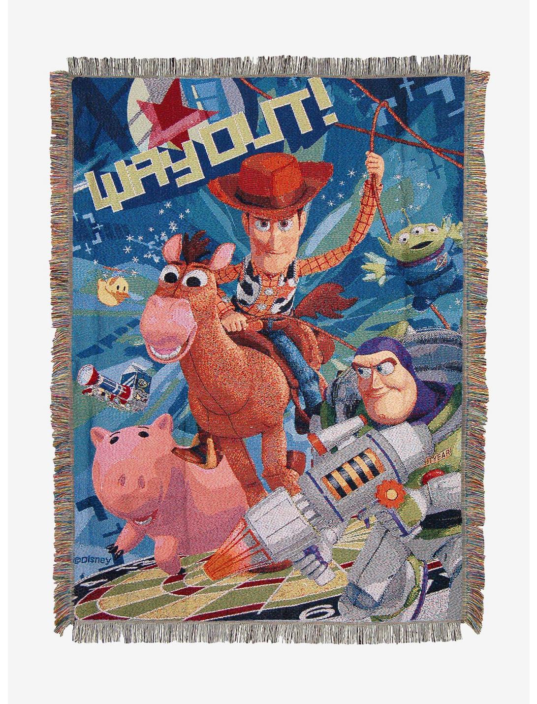 Disney Pixar Toy Story Way Out Tapestry Throw Blanket, , hi-res