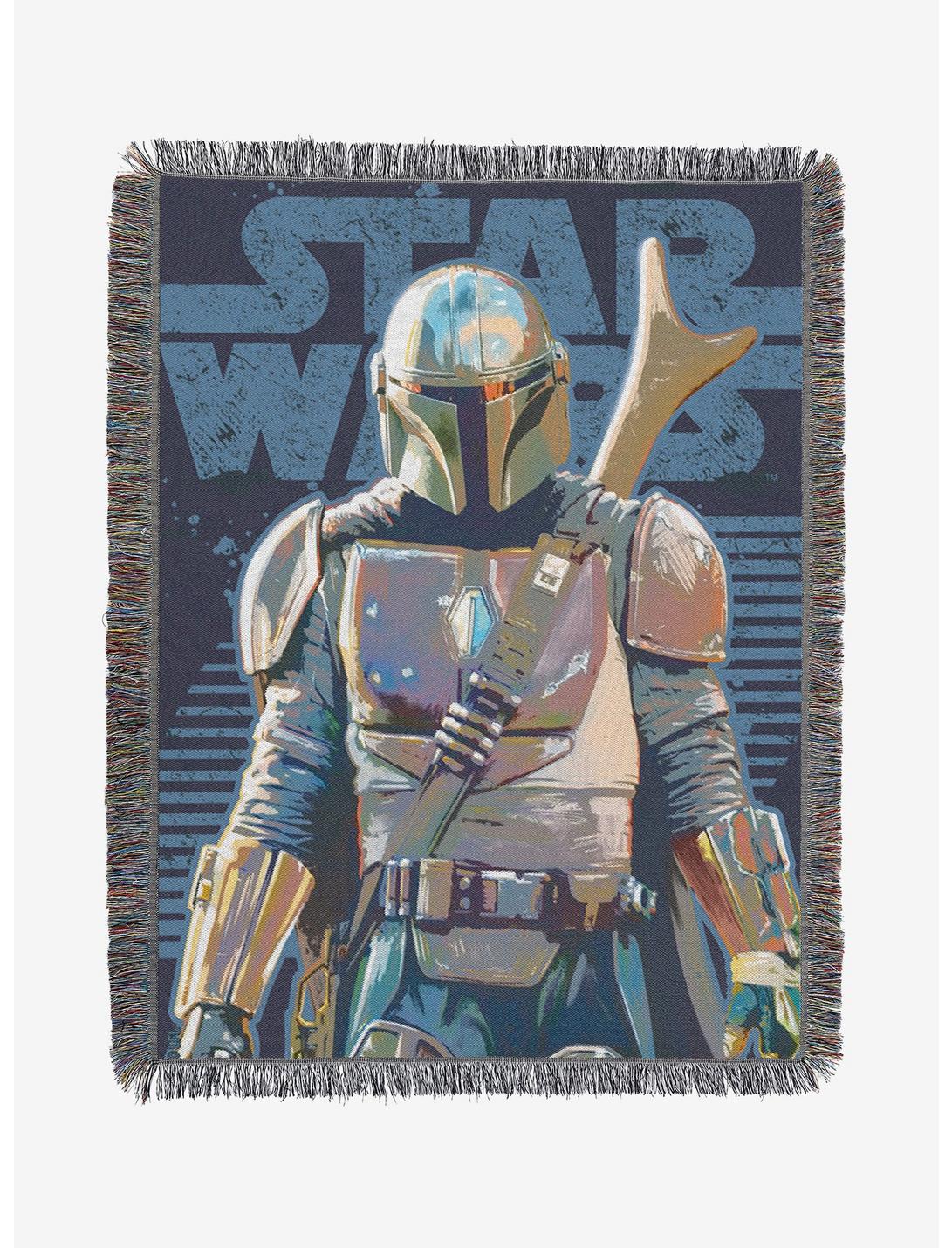 Star Wars The Mandalorian Mando Tapestry Throw Blanket, , hi-res