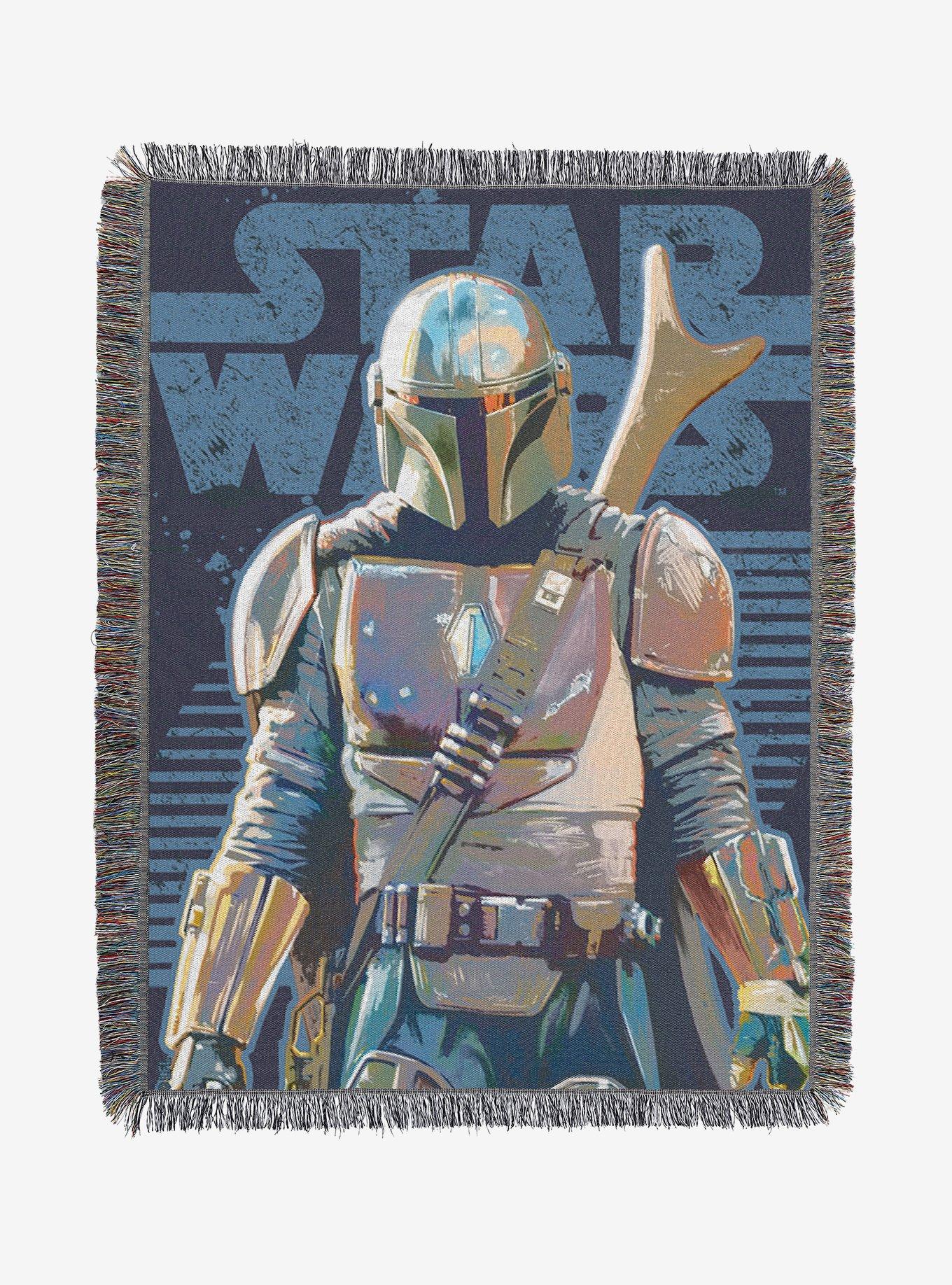 Star Wars The Mandalorian Mando Tapestry Throw Blanket, , hi-res