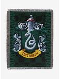 Harry Potter Slytherin Crest Tapestry Throw Blanket, , hi-res