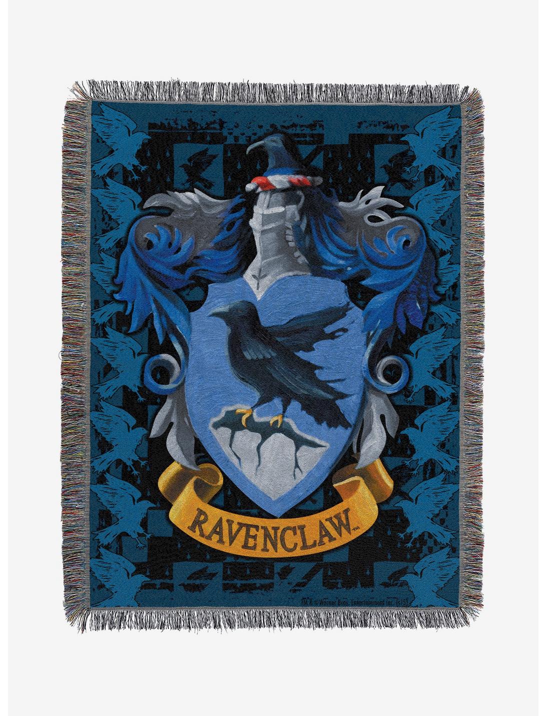 Harry Potter Ravenclaw Crest Throw Blanket, , hi-res