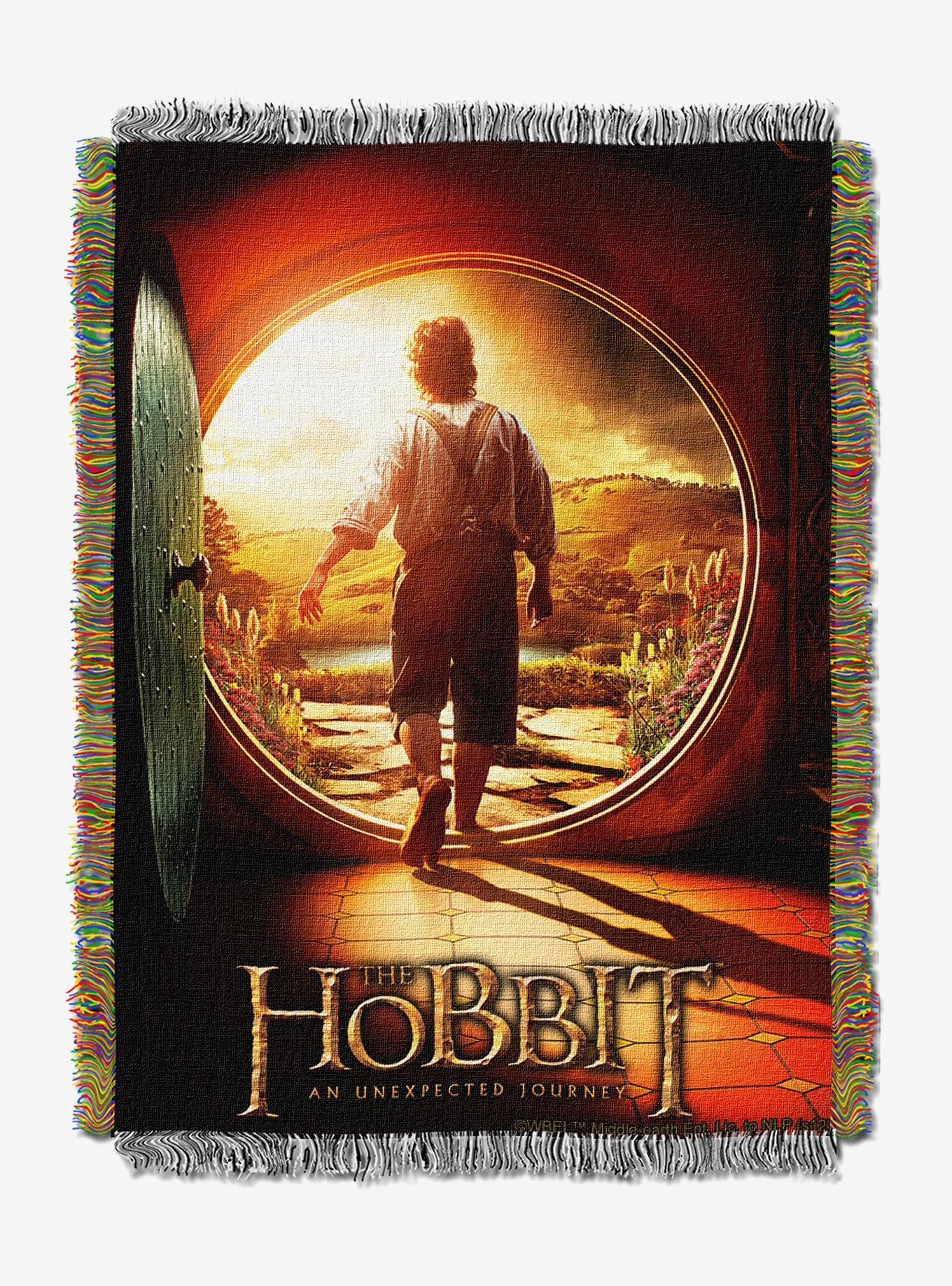 The Hobbit Poster Tapestry Throw Blanket, , hi-res