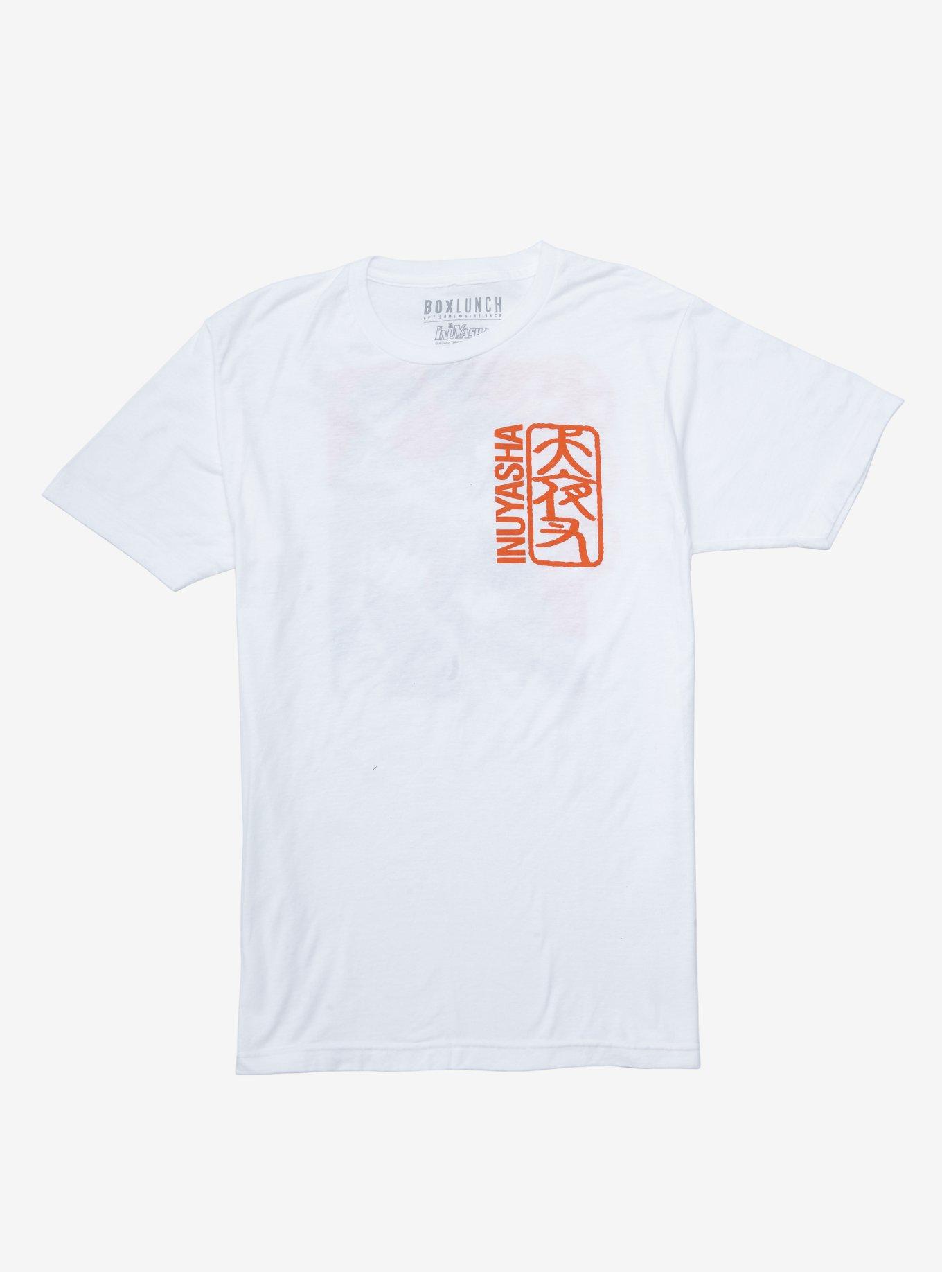 Inuyasha Kanji T-Shirt - BoxLunch Exclusive, WHITE, hi-res