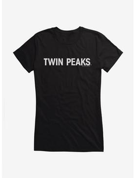 Twin Peaks Classic Scipt Girls T-Shirt, BLACK, hi-res