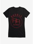 Twin Peaks Double R Diner Icon Girls T-Shirt, BLACK, hi-res