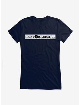 Twin Peaks Lucky Seven Insurance Girls T-Shirt, NAVY, hi-res