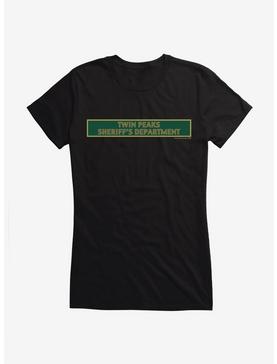Twin Peaks Sheriff's Department Girls T-Shirt, BLACK, hi-res