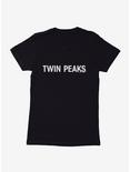 Twin Peaks Classic Scipt Womens T-Shirt, BLACK, hi-res
